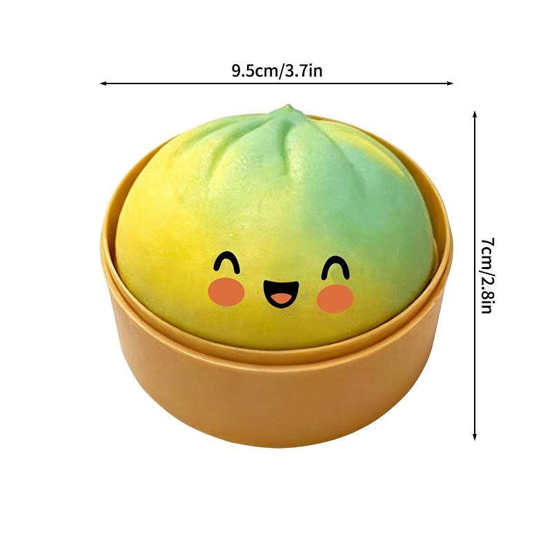Squishy Glitter Dumpling Simulation Dumpling Stress Relief Fidget Gifts Squeeze Ball Soft Decompression Favor Gift Home Ornament