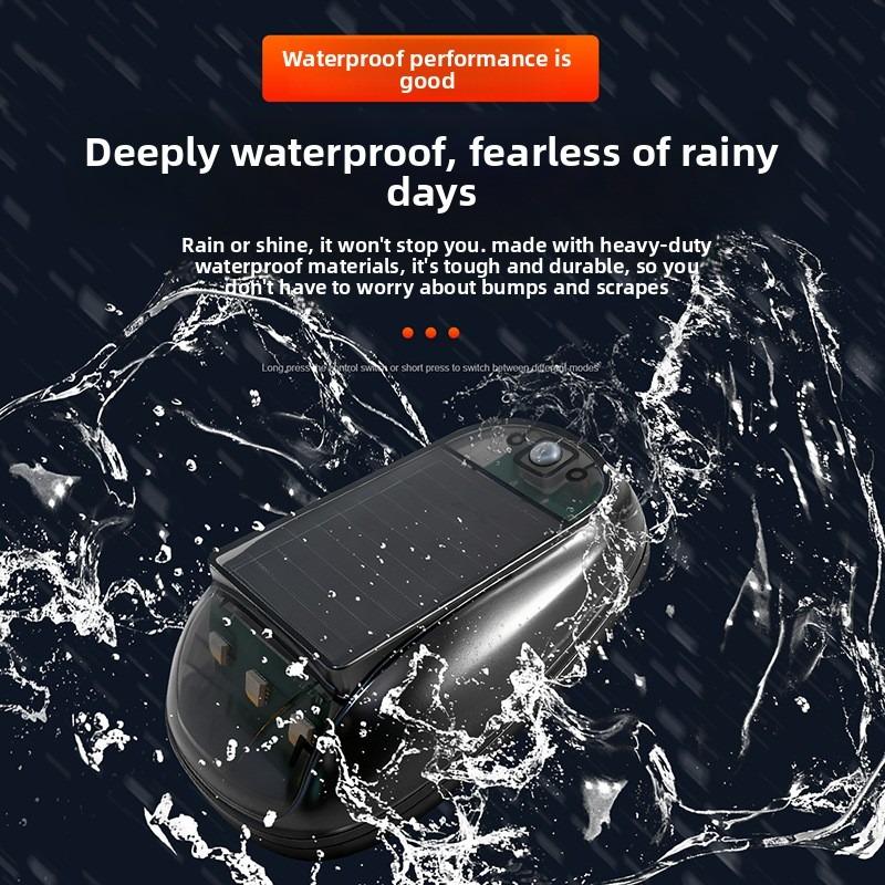 2/4/5x New Solar Car Roof Light Wireless RGB Strobe Cab Truck SUV Roof Lights with Remote Control Interior LED Flash Lamp