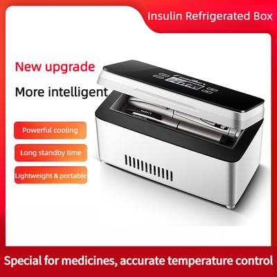 Dual Use 0-8 ℃ Portable Insulin Cooler Mini Car Home Refrigeration Box US8 Rechargeable Small Refrigerator
