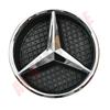 OE Style Front Grill Chrome Star Emblem Silver Badge Fit For Mercedes Benz ML-Class W166 2012-2015 ML250 ML350 ML400 ML500 ML550