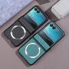 For Magsafe Magnetic Wireless Charge Hinge Case For Motorola Moto Razr 60/50/40 Ultra Cloth Texture Hard Shockproof Cover