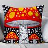Home Decor Colorful Dots And Shapes Pattern Pillow Covers Pattern Cushion Cover Suitable For Sofa Bedroom Car Pillow Cover