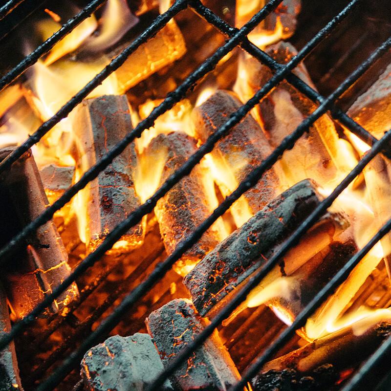 OEING Fast-Burning Smokeless Bamboo Charcoal