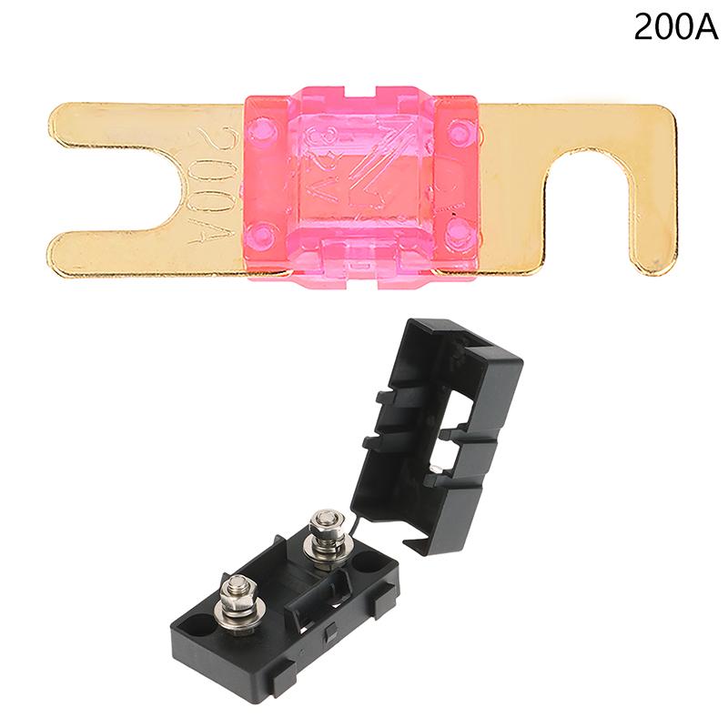 1 Set 20V 30V 40A 50A 60A 70A 80A 100A 125A 150A 200A Ans Trumpet Fork Plug Fuse Bolt Fixed Insurance And Safety Plate Base