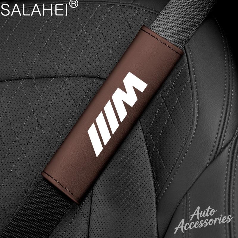 FA4Car Seat Belt Shoulder Protector Cover Seat Belt Shoulder Pad For BMW M M1 M2 M3 E39 E46 E90 E60 F10 F11 F20 F30 F34 X1 X3 X5 X7 WP3