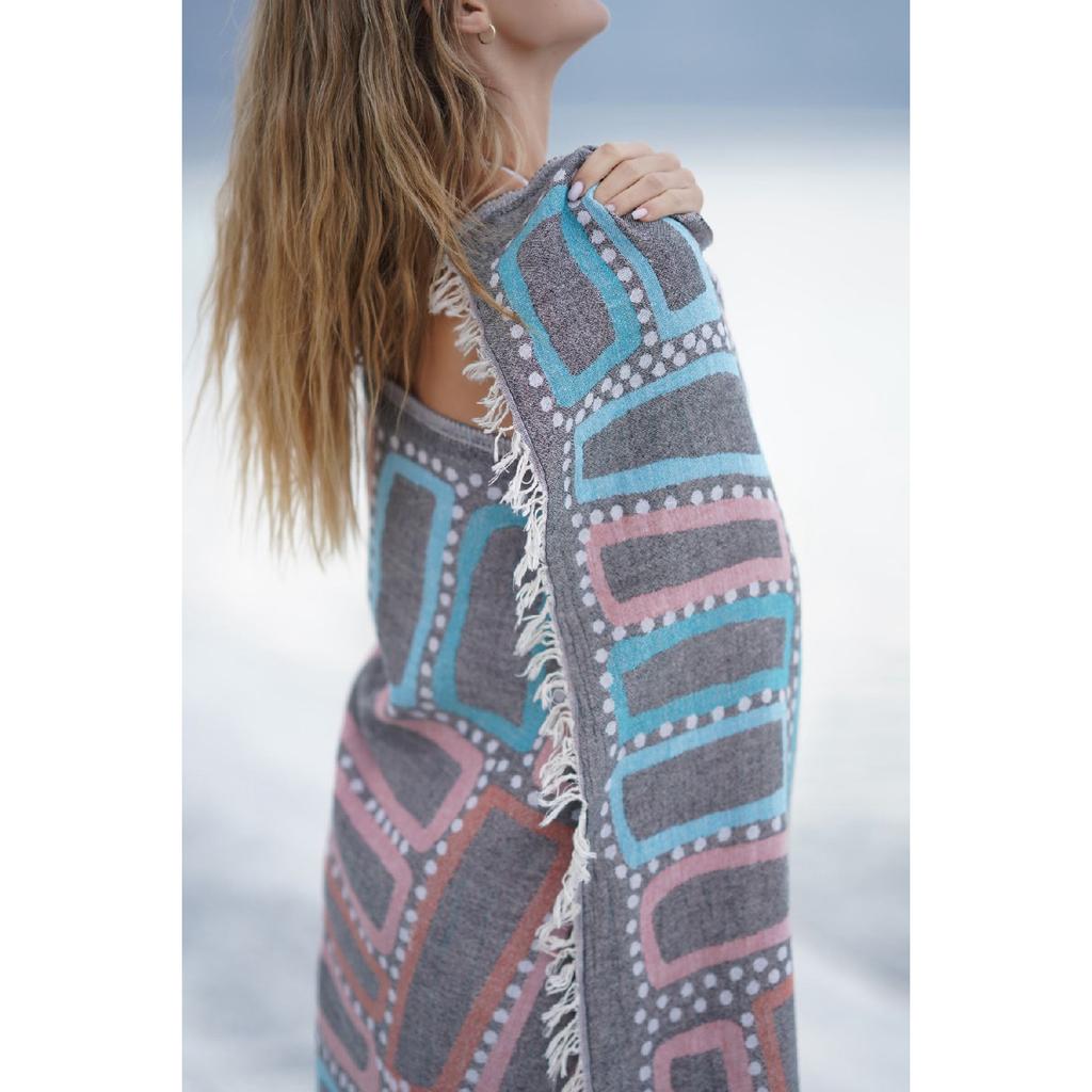 - Pestemal aus 100 % Baumwolle – Strand-Peshtemal – Speziell entworfene Strandkreation – Hamam-Peshtemal