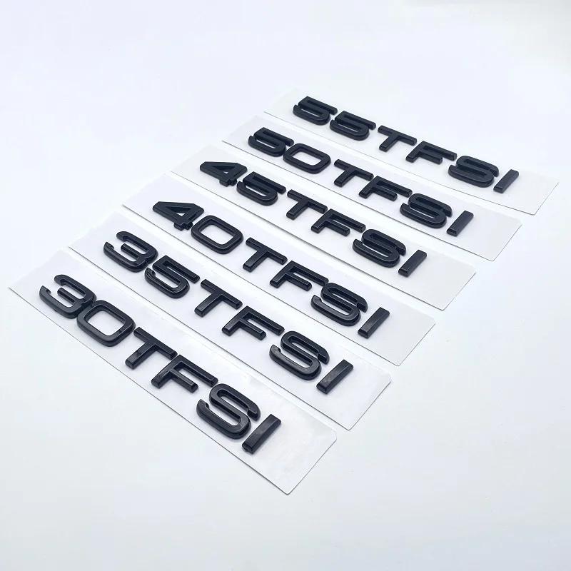 3D ABS Car Rear Trunk Sticker 30TFSI 40TFSI 2.0 2.5 2.7 3.0 4.0 TDI 30 35 40 45 50 55 TDI Emblem For  Audi A1 A3 A4 A5 A6 A7 A8