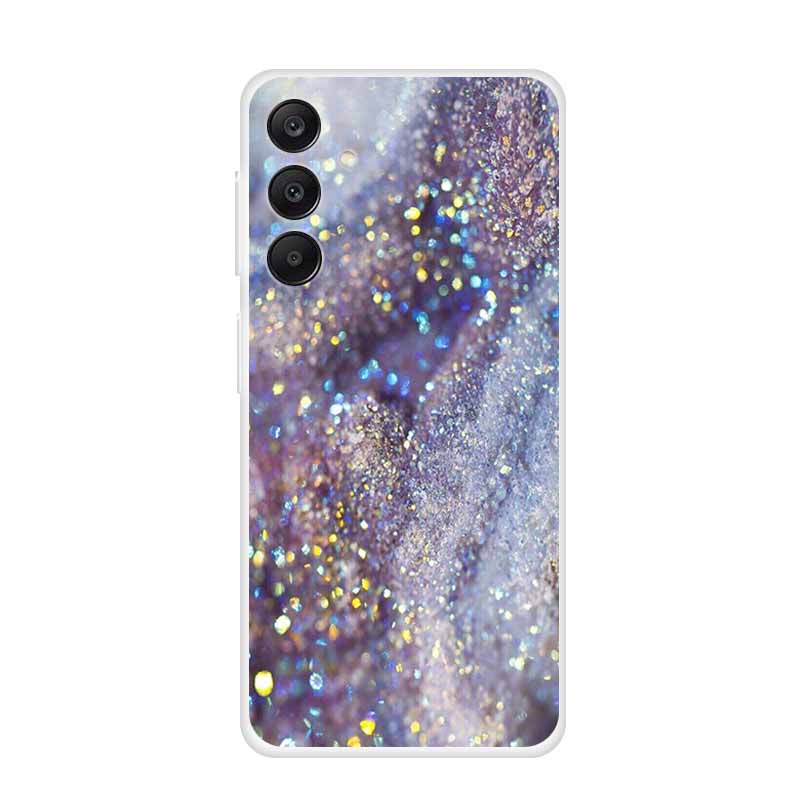 Marble Patterns Phone Case for Samsung A25 Soft Transparent TPU Clear Cover for Samsung Galaxy A 25 Protective Silicone Shell