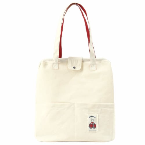 

Senko Miffy & Check Shoulder Laundry Bag, Ivory, Approx. W40 x D25 x H45cm (61715)
