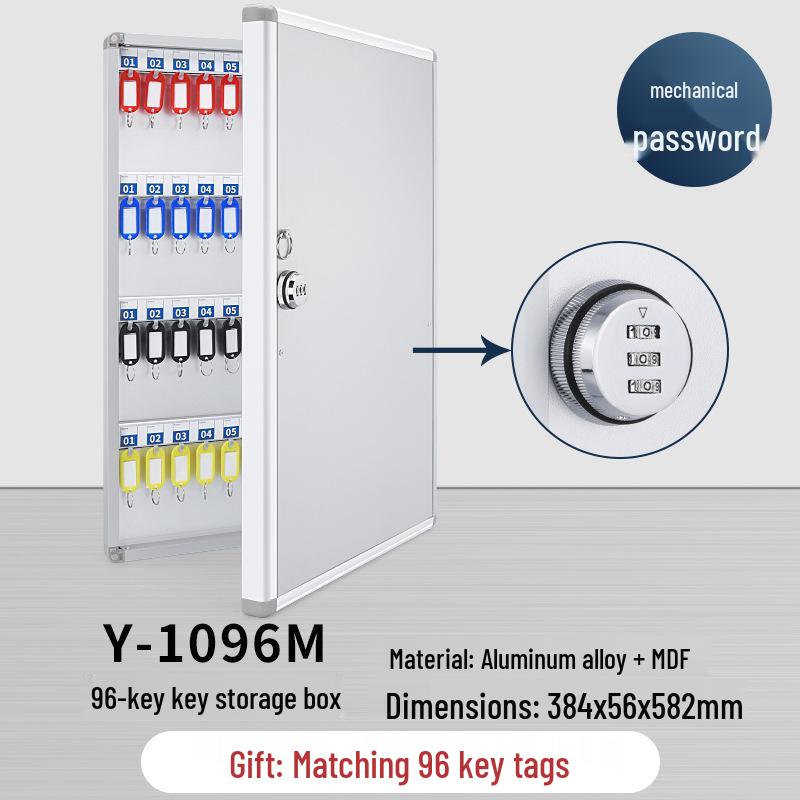 Wall-Mounted Key Management Cabinet for Real Estate & Car Keys