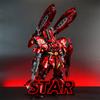 RG 1/144 Galvanisiert Transluzent Fukuoka Sazabi Montagemodell Bausatz Actionfigur Mit Krabbenklaue Wasserschiebebilder Jungen Spielzeug