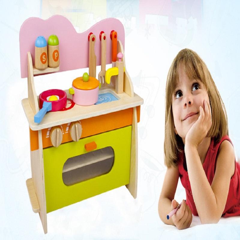 Premium Quality Wooden Kitchen Set Stove Toy For Creative Childrens Cooking Fun