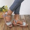 2026 New Women Sandals Luxury Sexy Women's Sandals Summer Platform Wedges Shoes Women Fashion Gold Silver Sandalias Size 35-43