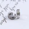 Day Gift Personality Korean Style Jewelry Men Geometric Ring Punk Finger Buckle Line Ring