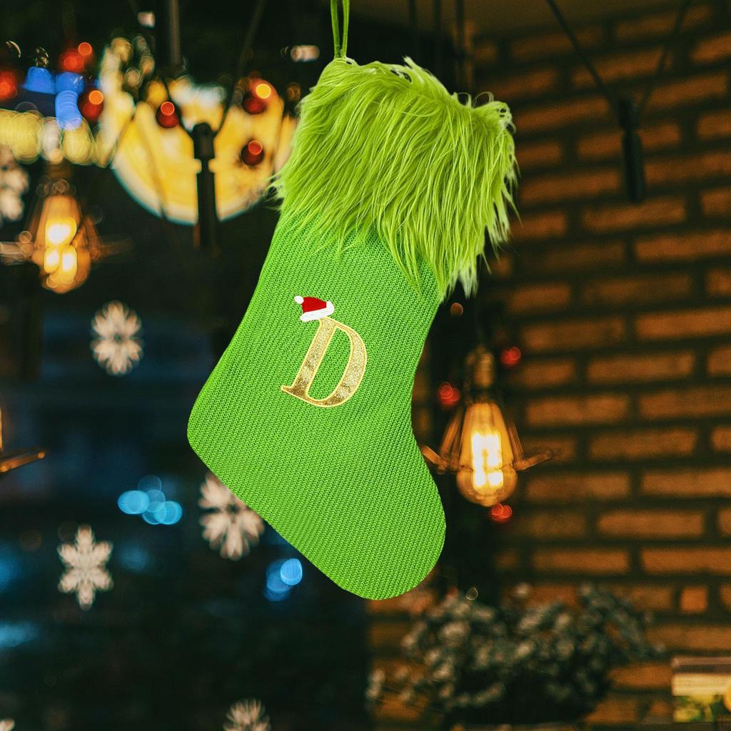 Christmas Stockings 3D Socks Gift Bags Xmas Tree Decorations