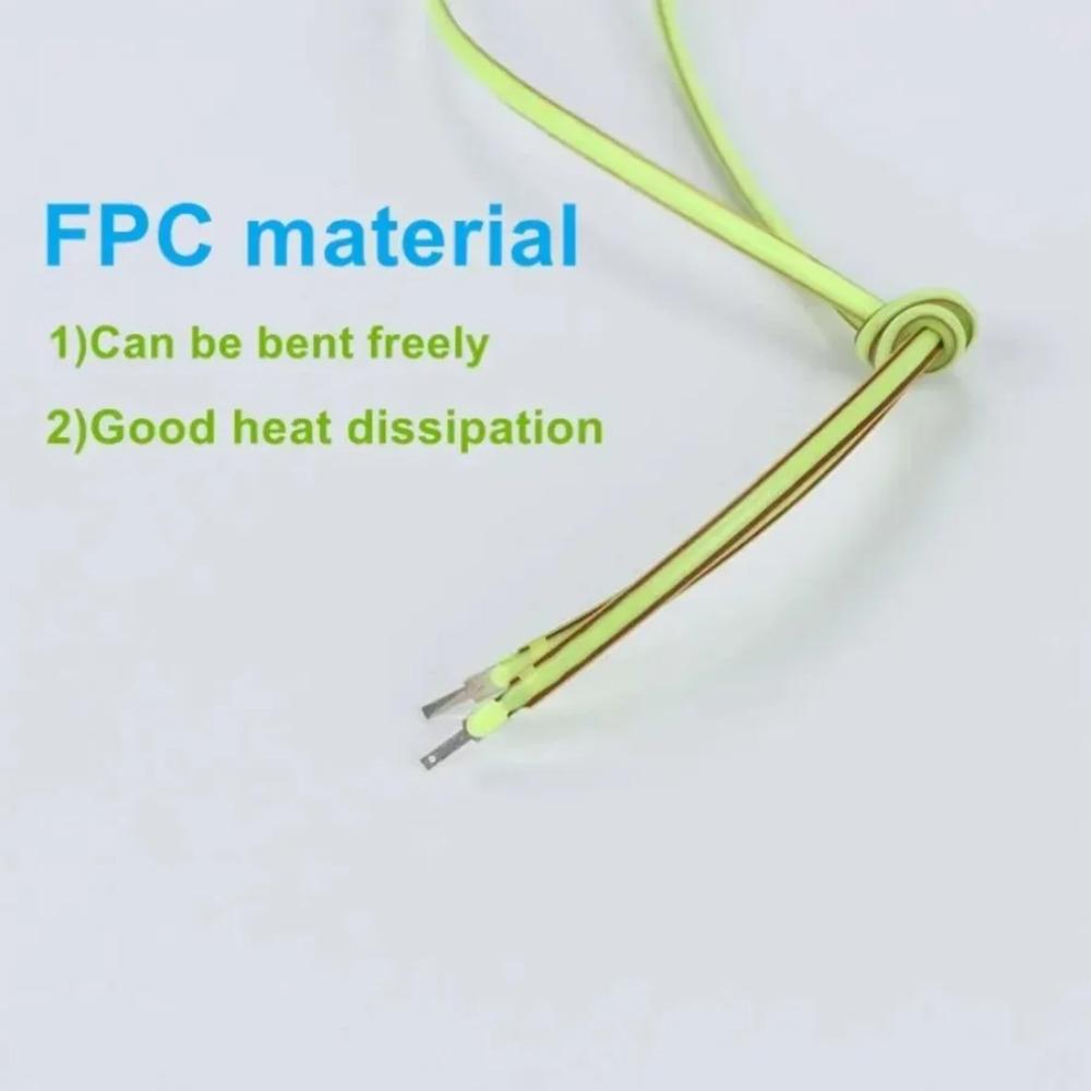 2Pcs Overlength LED Flexible Ultra Slim Filament 12V 24V Spiral Bulb Filament Retro Edison Bulb Parts Diode Light Strip Decoration