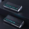 Solar Car Phone Number Plate LED Lighting Car Park Stop Luminous Multiple Number Parking Gadgets Auto Parking Card Car Accessory