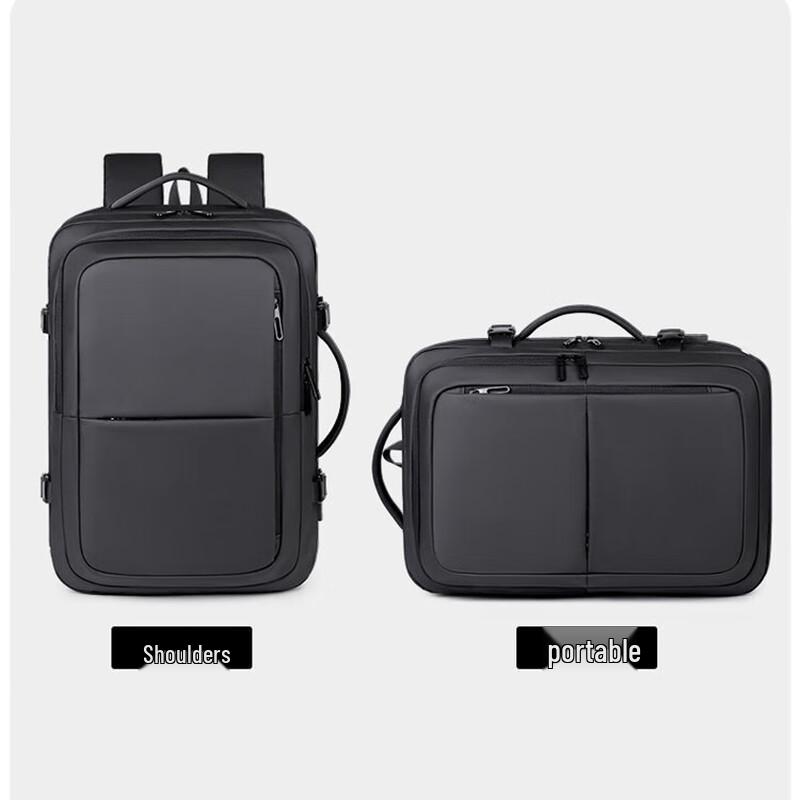Hufeng Men's Business Expandable Laptop Backpack