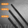 Professional Chainsaw File Set Strong Round Files 3.2mm 4.0mm 4.8mm 5.5mm Cut Chains Includes Storage for Sharpening