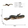 Gruselige realistische Schlangenmodelle für Kinder, Kobra Maisnattern-Figur, Lebendiger Wildpython, Perfektes Streichgeschenk
