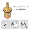 UpgradesFaucet Valves Cores Ceramic Disc Structure Rusts Proof Design Fast response Lever Suitable For Hot Cold Water Tap