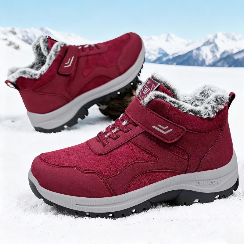 Cotton shoes women's snow boots thick-soled thermal shoes children's versatile cotton boots one-pedal comfortable shoes