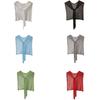 Breathable Mesh Knitted Shoulder Wrap 3D Tailored Summer Shawl Wrap Hollowout Faux Collar For Air Conditioned Room Wear