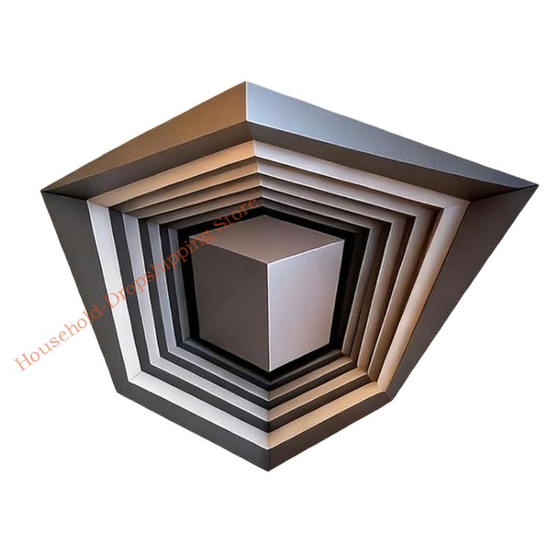 Multipurpose 3D Illusion Corner Decors Sticker Offering Quick Application Process Fade Resistant Design Suitable For Creative Ho