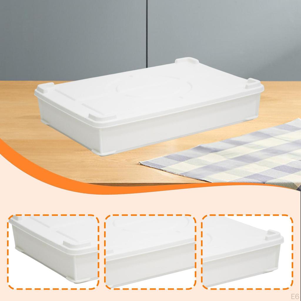 Fermentation Box for Storing Ingredients, Organizing Pizza , Bread, Stackable Container with Lid,