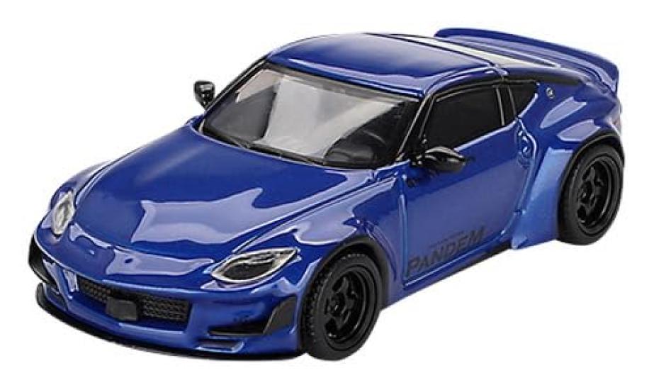 MINI GT 164 Pandem Nissan Z Seiran Blue (Pravostranné řízení) Dokončený produkt