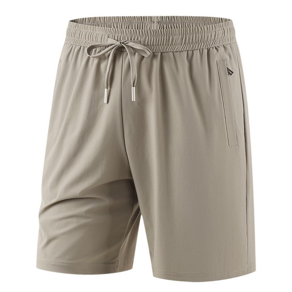 Men's Loose Fit Lightweight Quick Dry Breathable Athletic Shorts with Adjustable Waistband and Zipper Pocket for Sports and