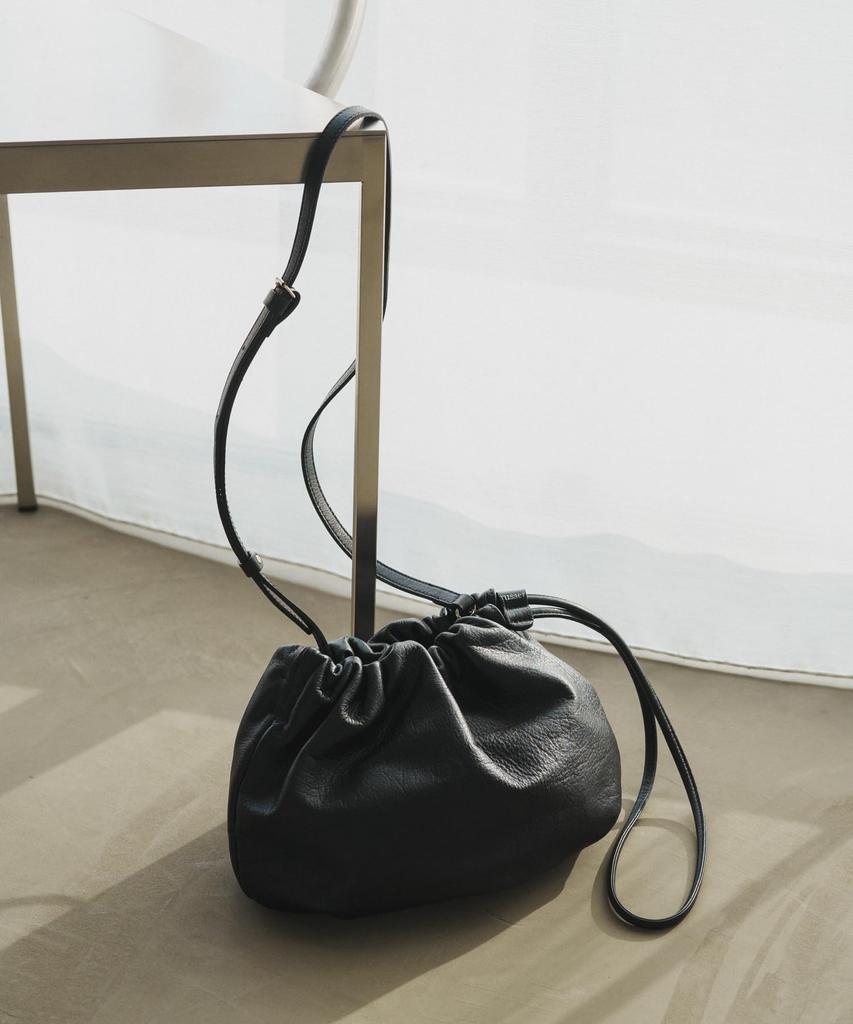 Chi Planning Drawstring Shoulder Bag RUZ1042422A0008 Free Black [Russet] 4-way