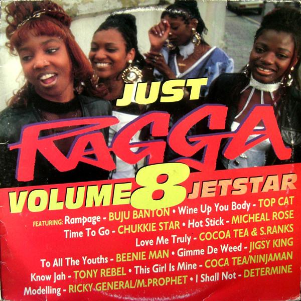 

LP Record VARIOUS - Just Ragga Volume 8 CRLP39 Charm 1995 UK Reggae, Ska & Dub Used