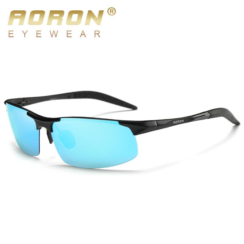 aoron Aluminium Polarisierte Sonnenbrille Damen Herren Fahrbrille Brillen Blendschutz Sonnenbrille
