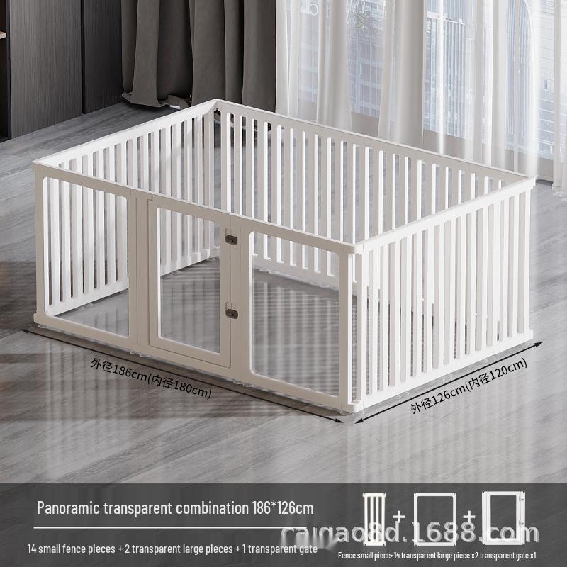 Transparent Acrylic Tall Pet Barrier for Indoor Use - Suitable for Dogs Like Teddy, Bichon, Corgi