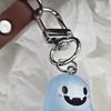 Glow-in-the-dark Ghost Keychain Luminous Design Multiple Expressions Halloween Bag Hanging Ornament