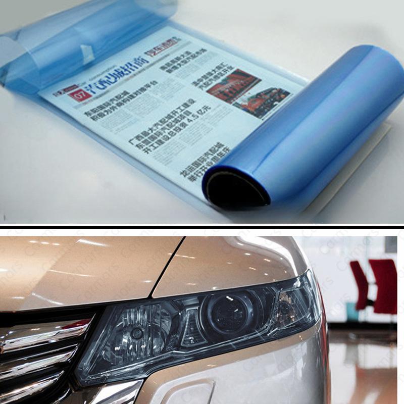 New Car Headlight Color Changing Film Glossy Transparent PVC Film Coloring Brake Light Sticker Car Taillight Color Changing Film