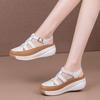 Retro Sandals  Summer New Style Hollow Breathable Color Blocked Thick Bottom Anti Slip Comfortable Versatile Women's Shoes