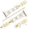 Women Diamond Bracelet Strap Metal Belt Watch Band for Apple Watch Ultra2 49/45/44/42/41/40/38mm Iwatch Series 8 7 SE 6 5 4 3