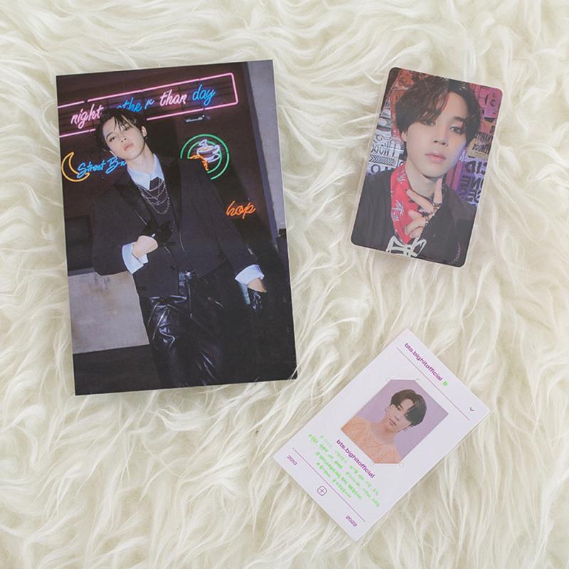 54 szt. Niepowtarzalne karty fotograficzne Bts Karty Lomo 2022 Kalendarz na biurko Kolekcja prezentów dla fanów Bts