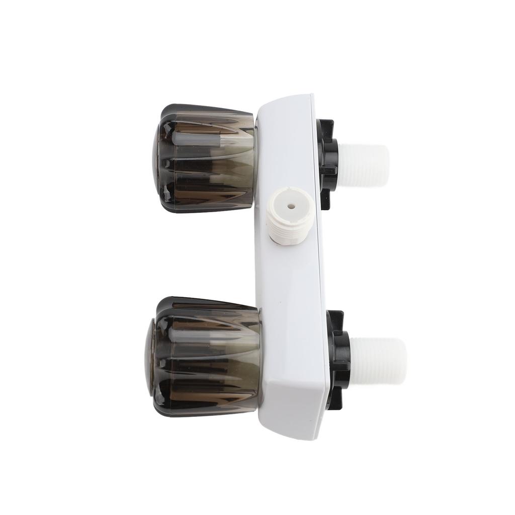RV Shower Faucet   Temperature Control Compact RV Shower Valve Diverter with 2 Knobs for Motorhome Campervan