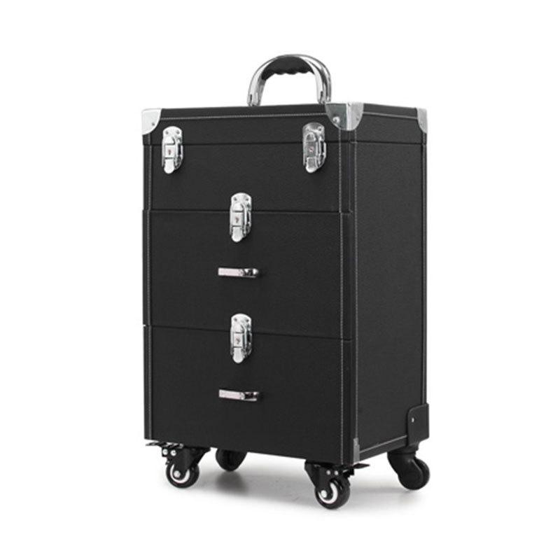 Second-Generation Large Capacity Rolling Makeup Case
