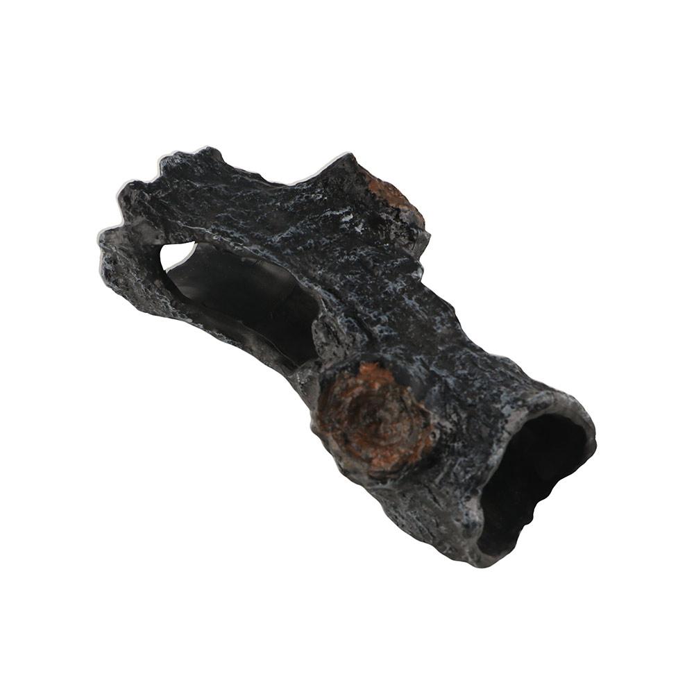 PVC Hollow Tree Trunk Ornament Simulation Fish Shrimp Hiding Cave Tree Stump Shelters  Landscaping