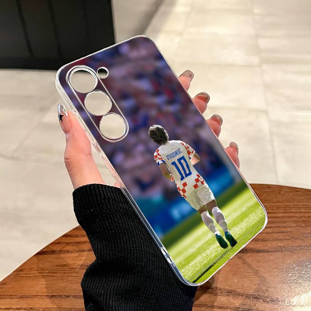 Luka Modric Phone Case For SamsungA10,12,20,21S,30,31,40,50,51,52,70,71 Transparent Cover Samsung a52 a52S