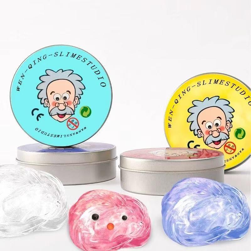 Stress Relief Toys Putty Crystal Vibrant Glass Mud Playdough Reusable Non-Newtonian Fluid Children'S Toy Pinchle Birthday Gift