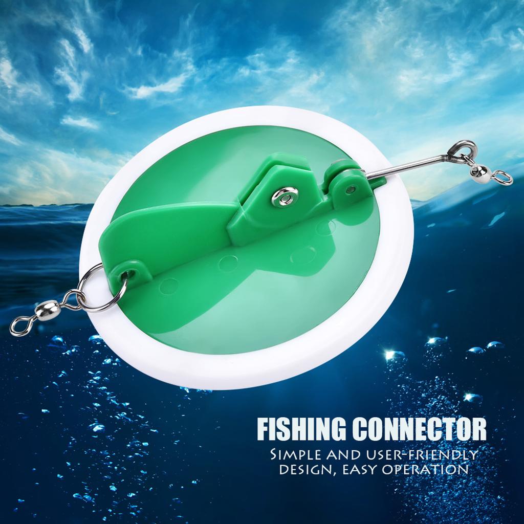 Angle Fishing Round Disc Trolling Connector With Sinker