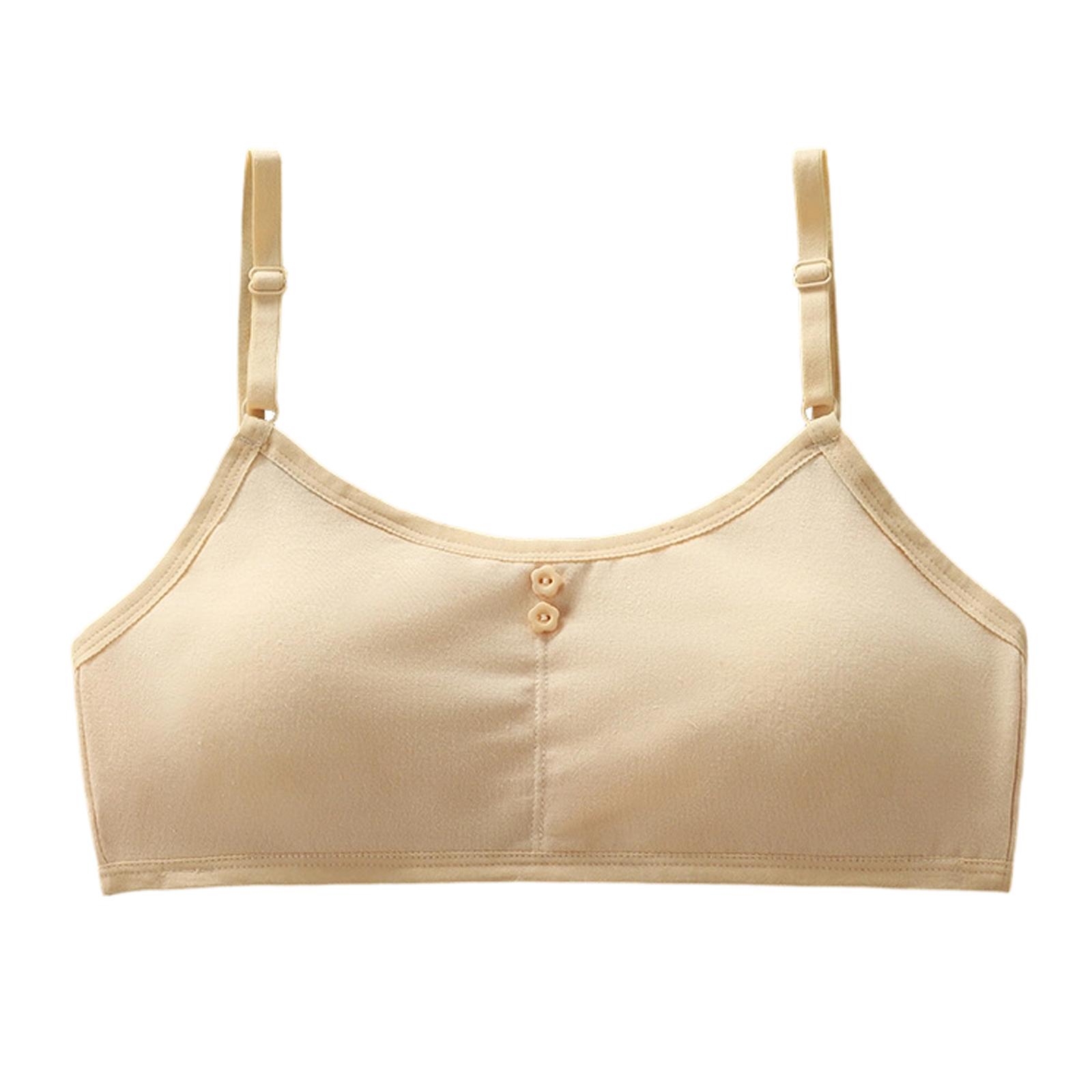 

Спортивний бюстгальтер для дівчат з регульованою лямкою (10-14 років) З фіксованою чашкою One Size бежевий