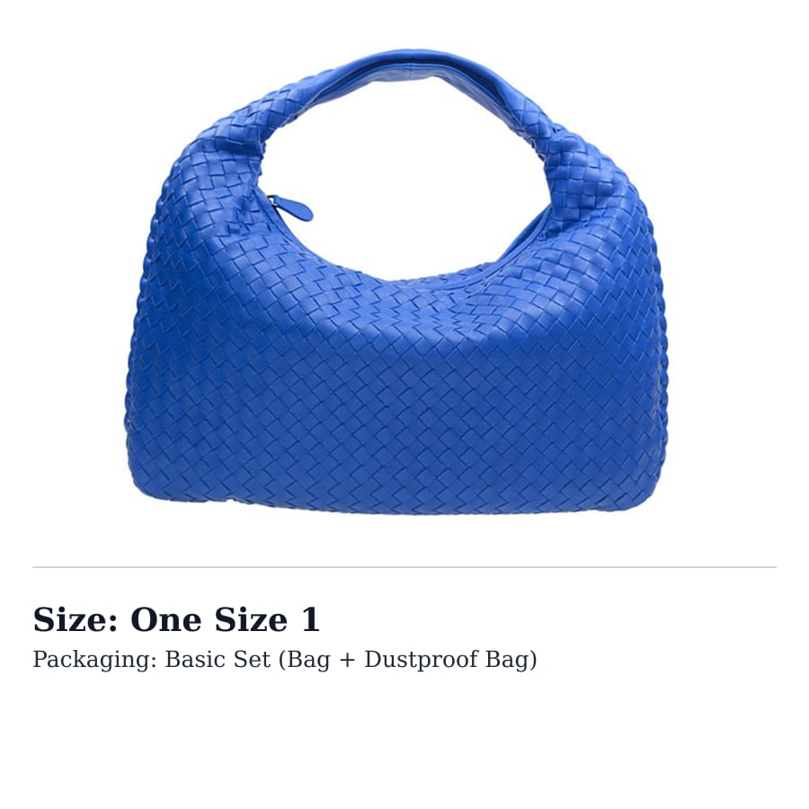Bottega Veneta Sheepskin Shopping Bag Handbag Women's Blue 115653V00164373