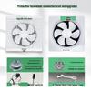 Household Quiet Ventilation Fan for Kitchen, Bedroom, and Bathroom - Energy-Saving and Powerful.