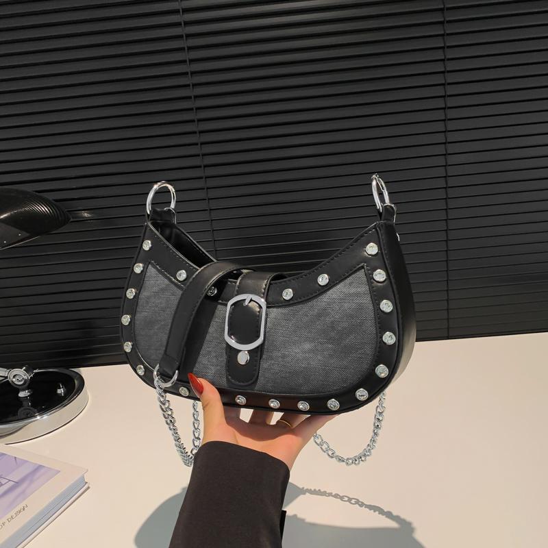 

Ручная модная сумка-пельмень в стиле мотоцикла для женщин, летняя новая корейская версия, модная универсальная повседневная сумка-кроссбод для толпы